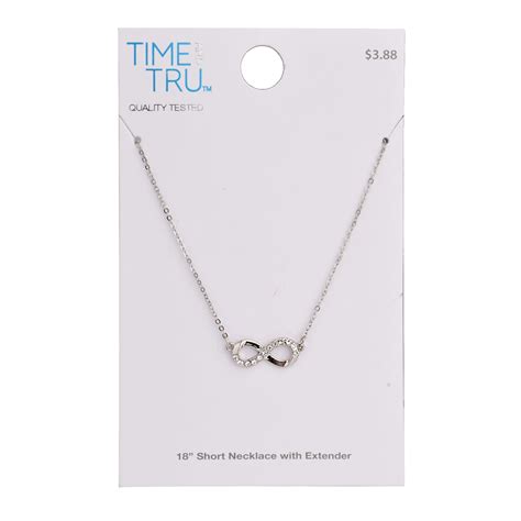 Time and tru necklace - For less-is-more style, this simple necklace by Time and Tru is all you need. A simple glass stone pendant on a delicate cable chain is the perfect complement to your outfit of the day. The necklace length looks great with V-neck or open collar styles.